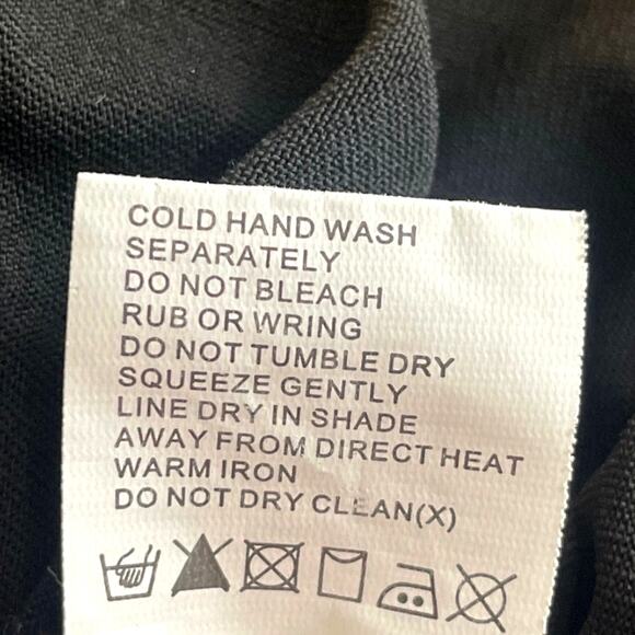 Womens Just Quella Black Bodycon Ruched Sides Back LS Sexy High Neck Dress Large - Picture 12 of 13